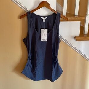 NWT Athleta Outbound Scoop Neck Tank - Navy Blue Size M